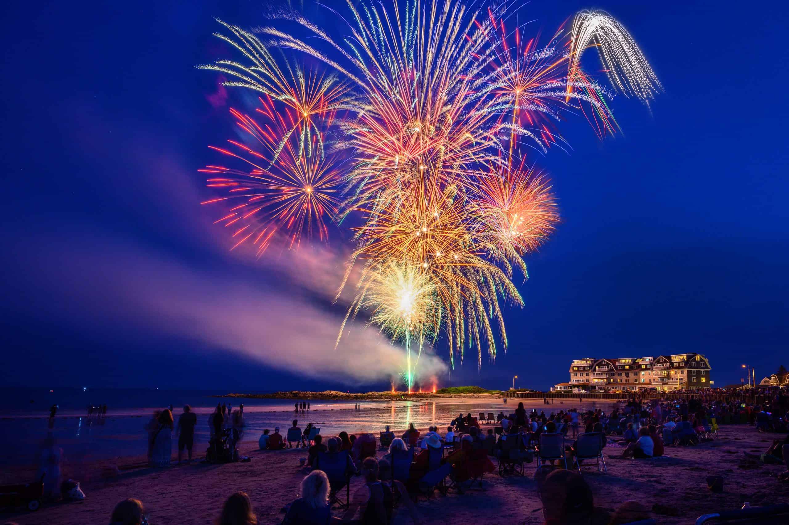 Top 4th of July Firework Displays in Coastal New England Towns