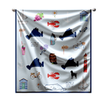Martha’s Vineyard Inspired Silk Scarf