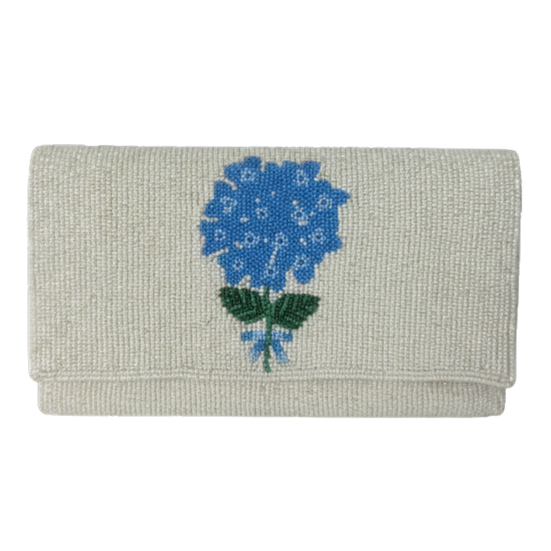 Harper Hydrangea Clutch
