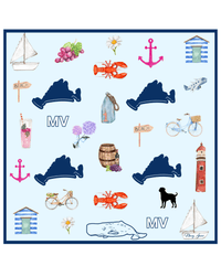 Martha’s Vineyard Inspired Silk Scarf