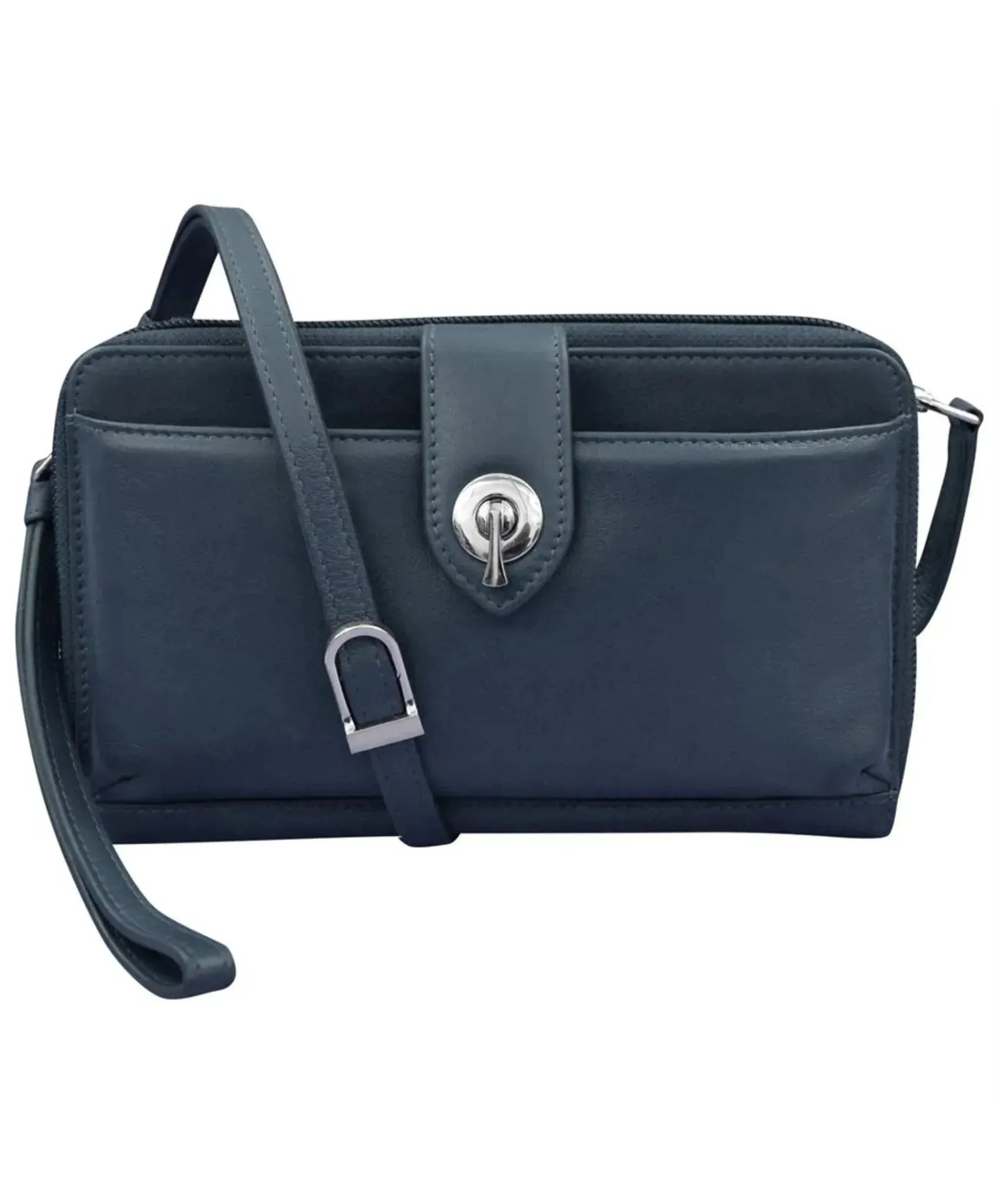 Gwen Crossbody Wallet Navy Jane