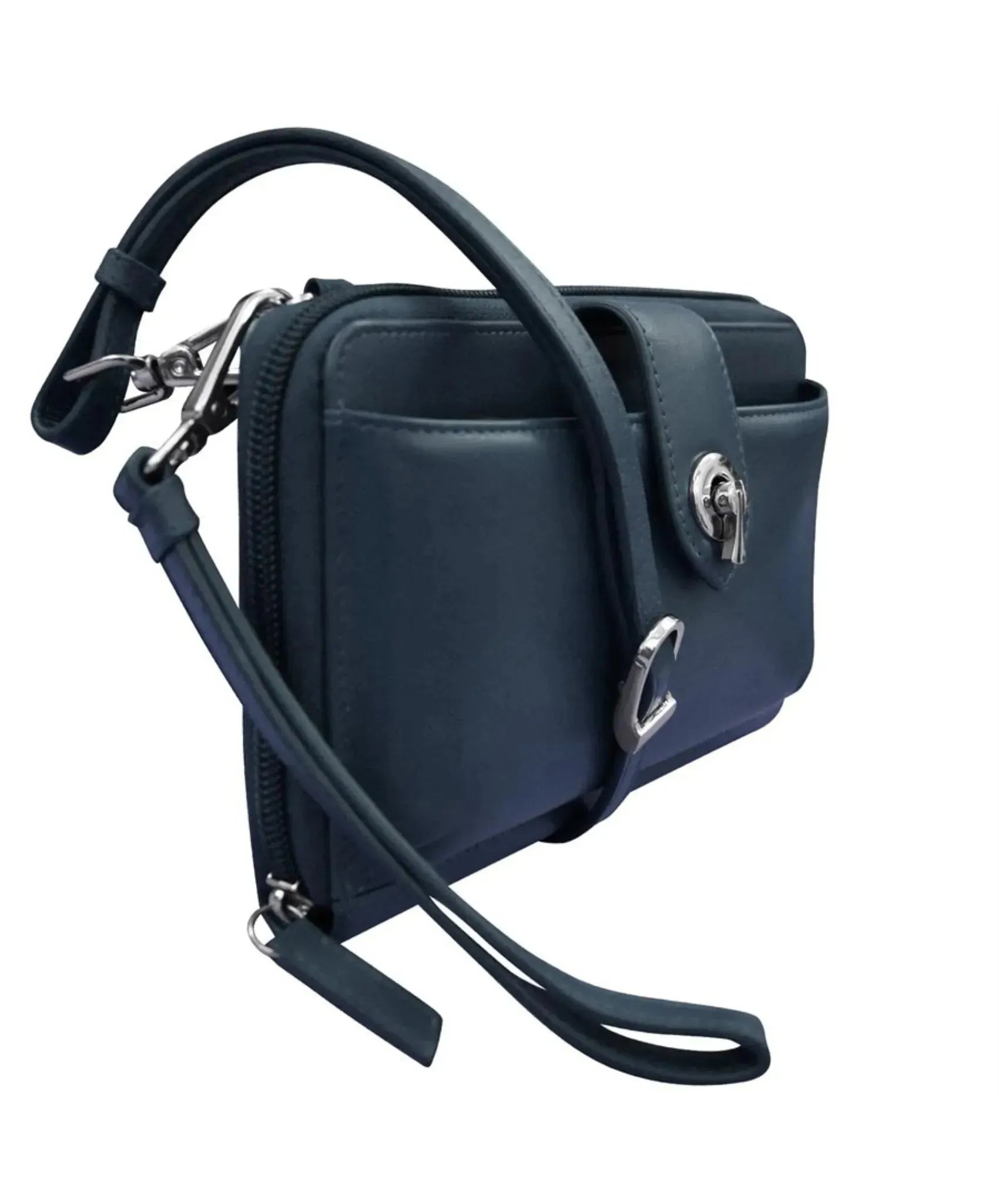 Gwen Crossbody Wallet Navy Jane
